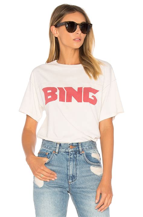 anine bing t shirt weiß|anine bing vintage tee.